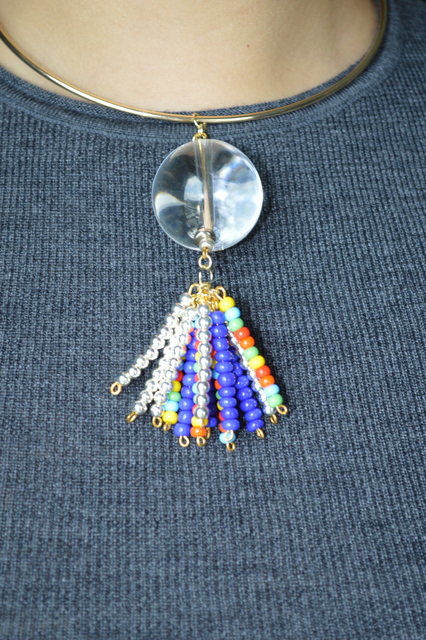 Lolo Beaded Tassle Choker