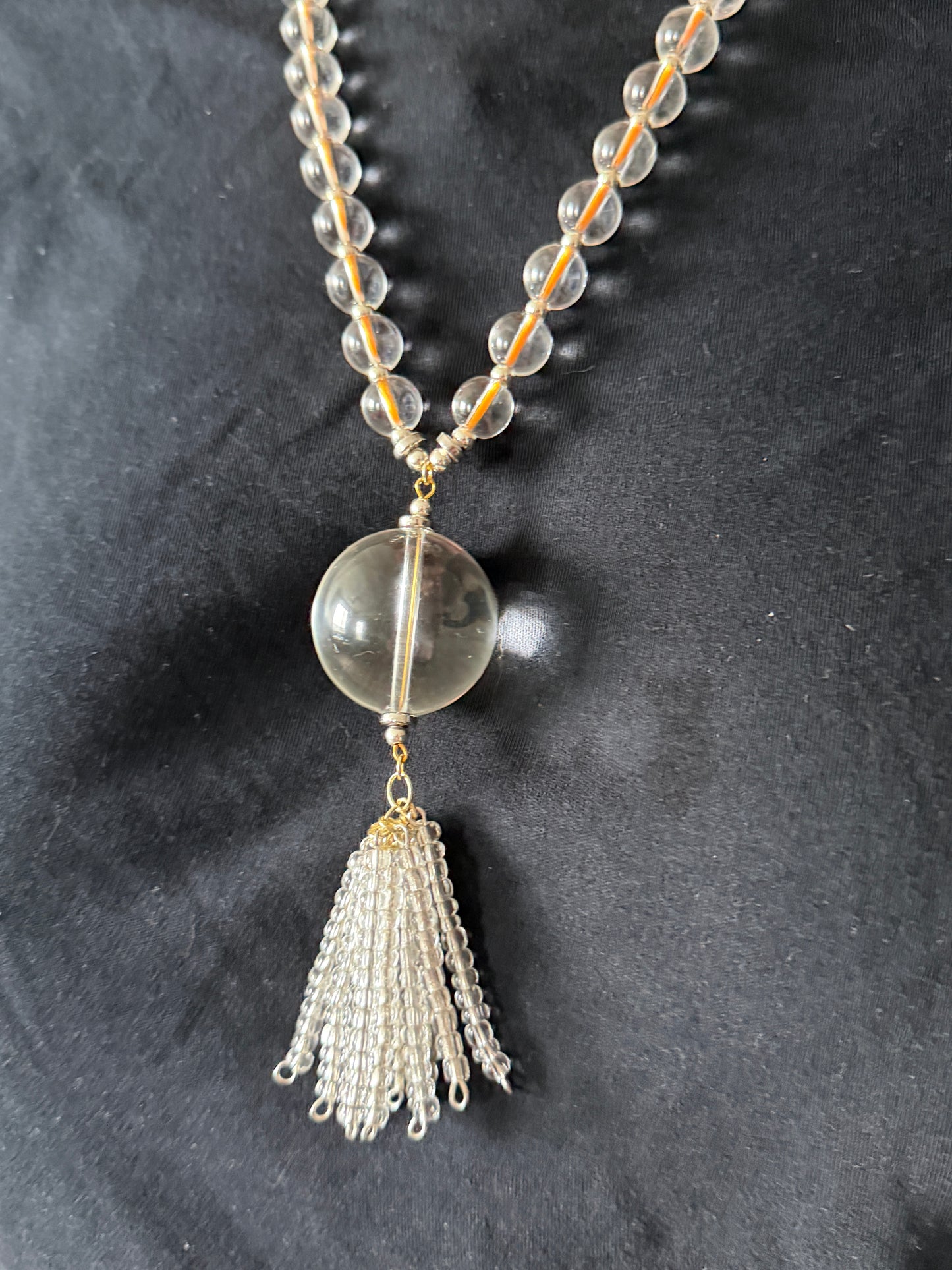 Beaded Tassle Necklace