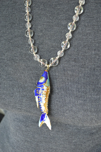 Beaded Fish Necklace