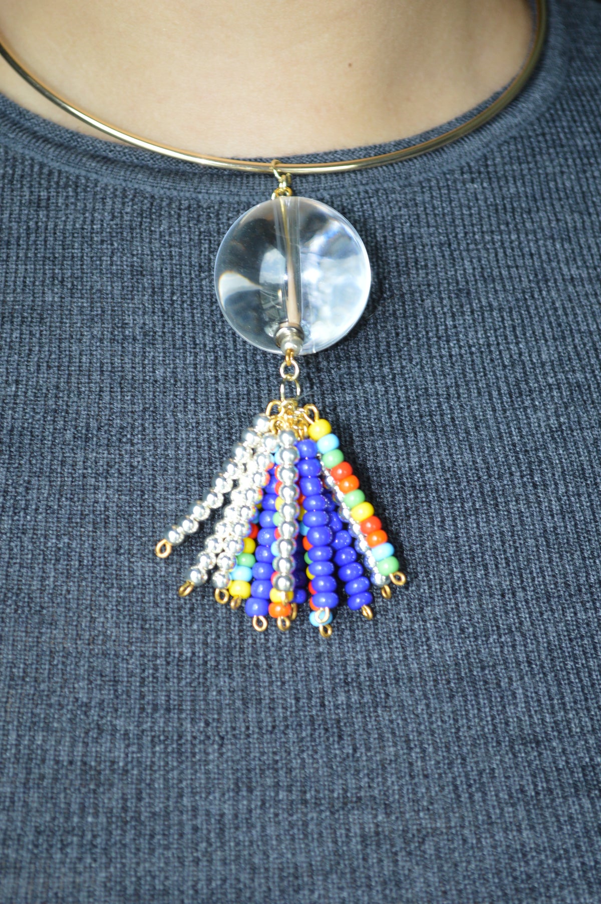 Lolo Beaded Tassle Choker